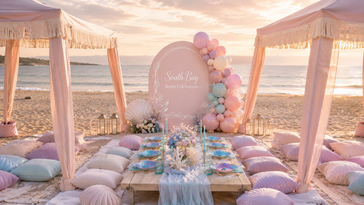 Beach celebration photo